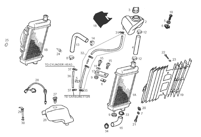Derbi Senda SM 50 2T 3ª ED X-Treme E2 2006 – Oliepomp Waterpomp