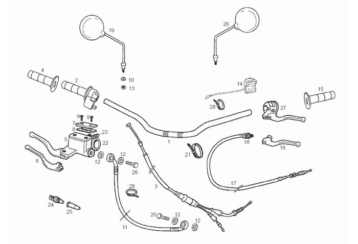 Derbi Senda SM 50 2T 3ª ED X-Treme E2 2008 – Hoofdremcilinder Schakeleenheid