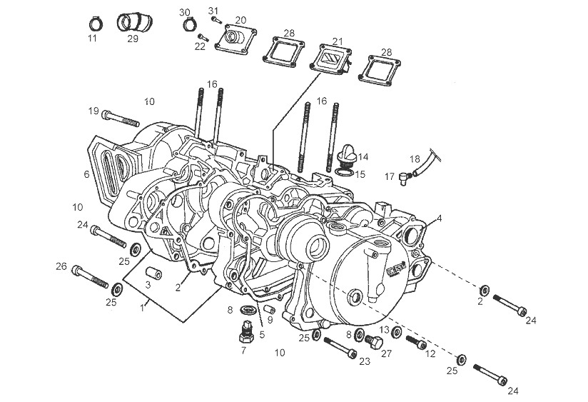 Derbi Senda SM 50 2T X-Treme E2 2004 – Carter