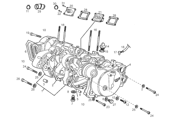 Derbi Senda SM 50 2T X-Treme E2 2004 – Carter