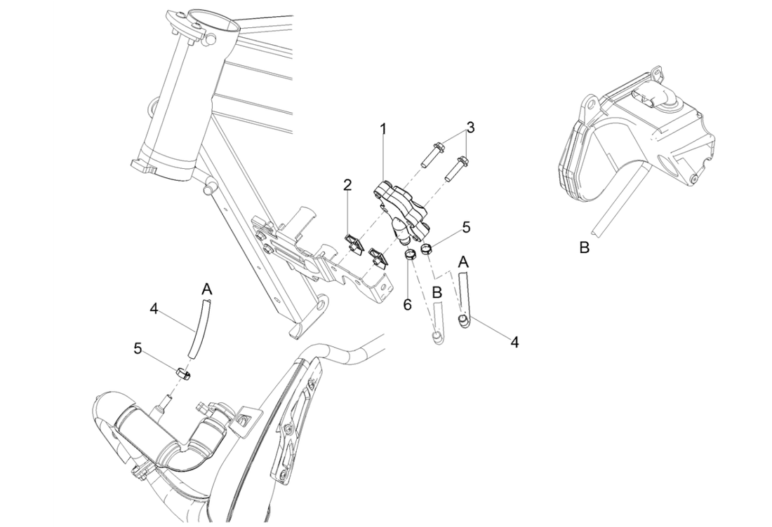 Derbi Senda SM 50 2T X-Treme Low Seat E4 2019 – Secondair Luchtsysteem(sls)