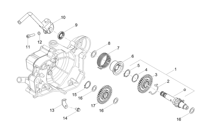 Derbi Senda SM 50 2T X-Treme Low Seat E4 2019 – Startmotor
