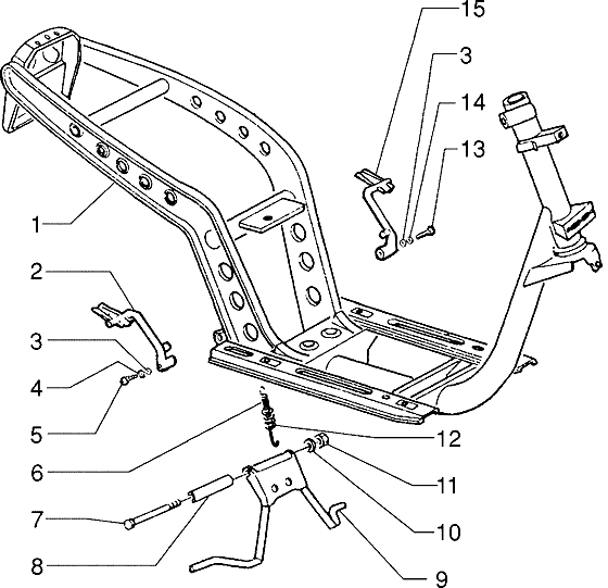 Piaggio Skipper - Frame
