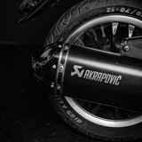 Eindkap Forged Carbon Akrapovic Uitlaat Piaggio / Vespa 4 Takt