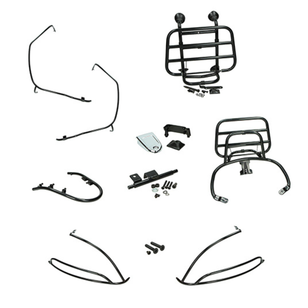 Sierbeugelset Compleet Glans Zwart Vespa