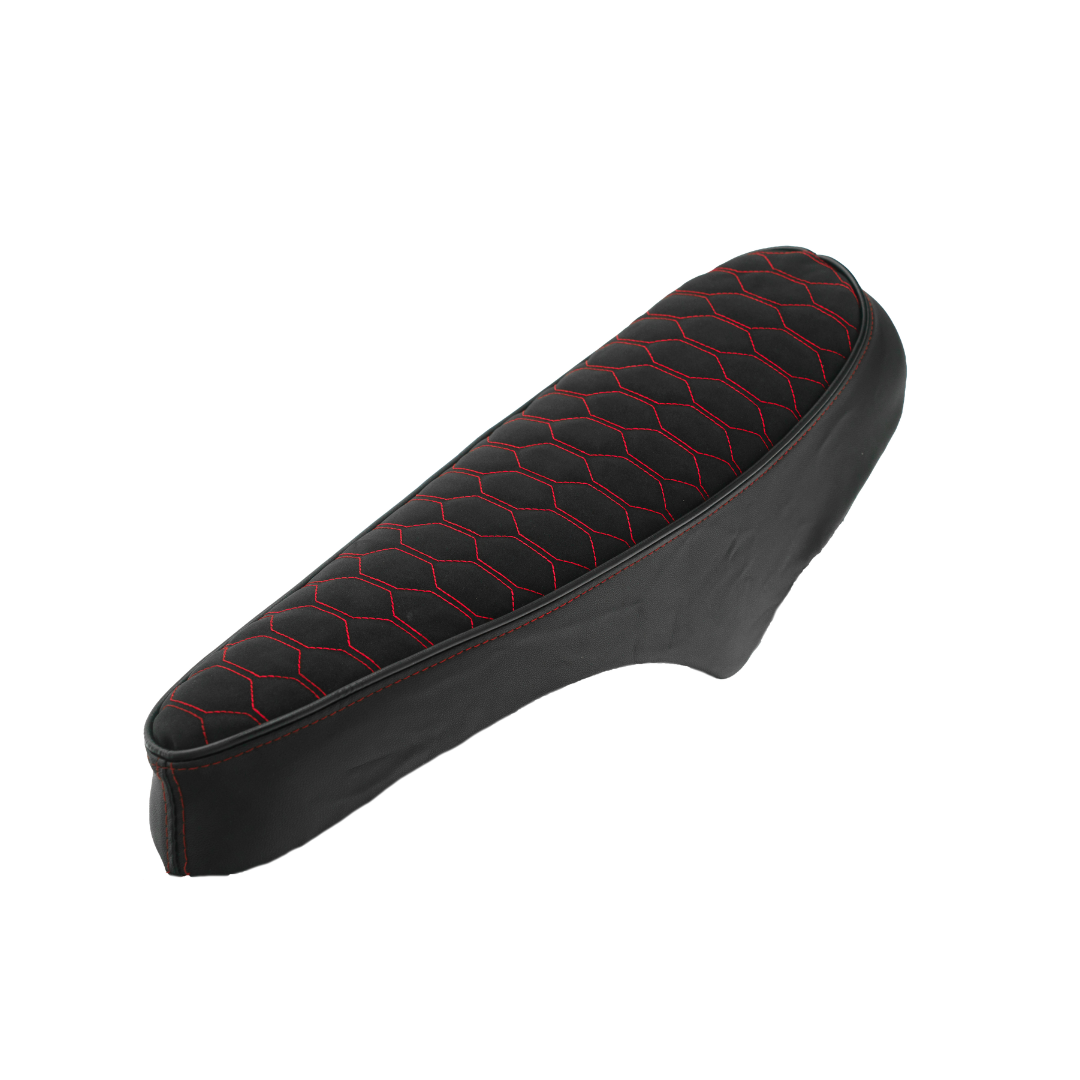 Fenom Sattelschoner Alcantara Look Rot Fatbike V8 / V20