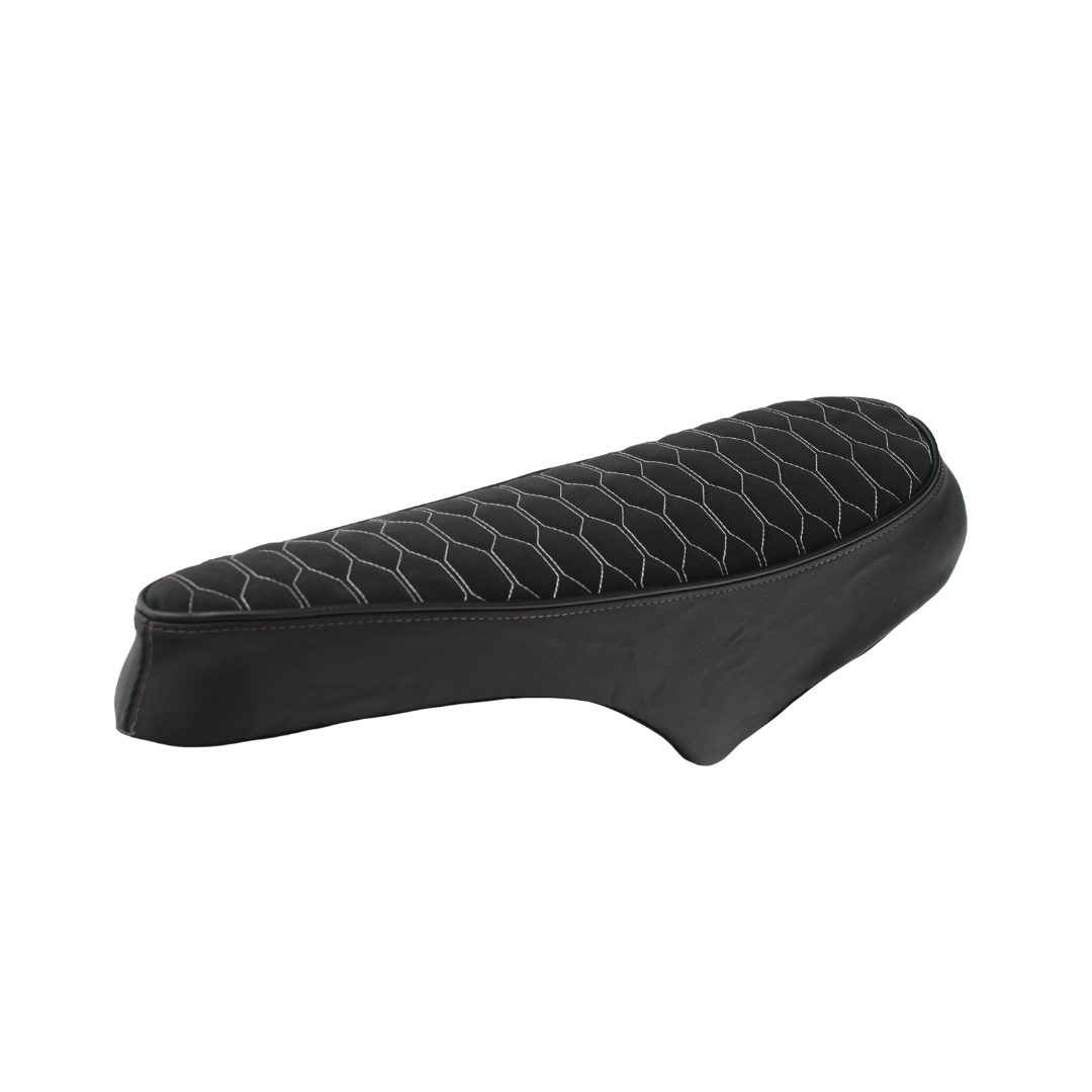 Fenom Sattelschoner Alcantara Look Weiß Fatbike V8 / V20