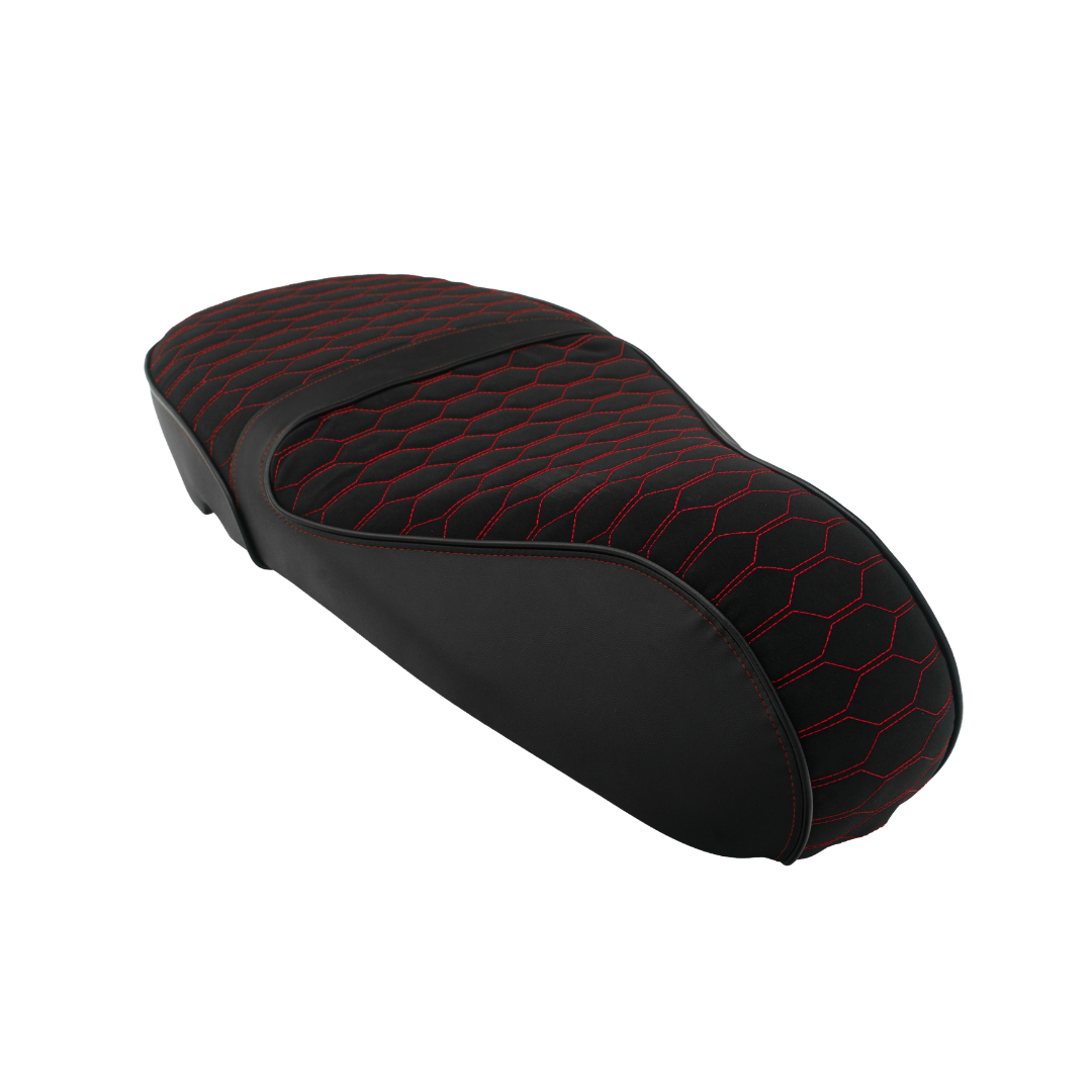 Fenom Sitzbezug Alcantara Look Rot Vespa Sprint / Primavera