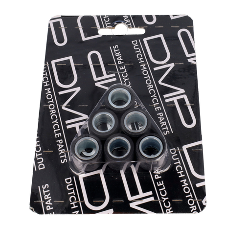 Rollenset DMP 16x13 4,5-8,5gr Piaggio Oud / China GY6 4 Takt