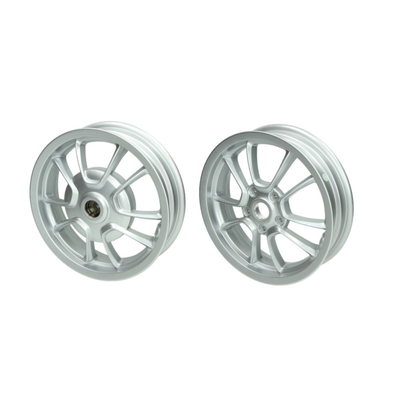 Vespa Primavera Voor+ Achtervelg 12 Inch Zilver