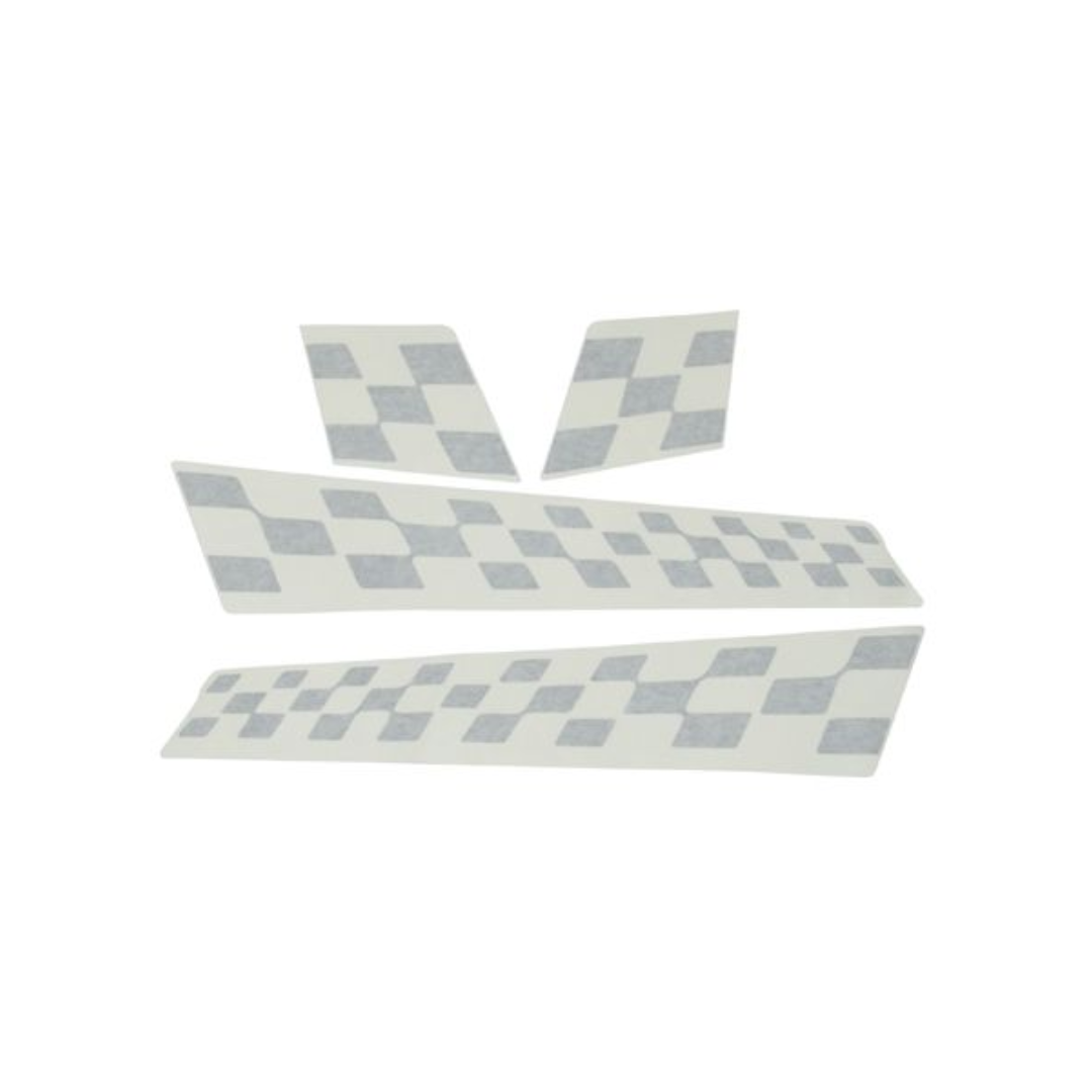Stickerset Sport Finish Vlag Mat Zwart Piaggio Origineel