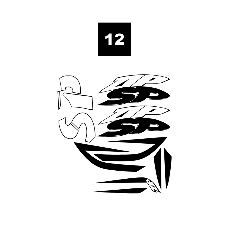 Stickerset voor Piaggio Zip SP – Fresh Parts