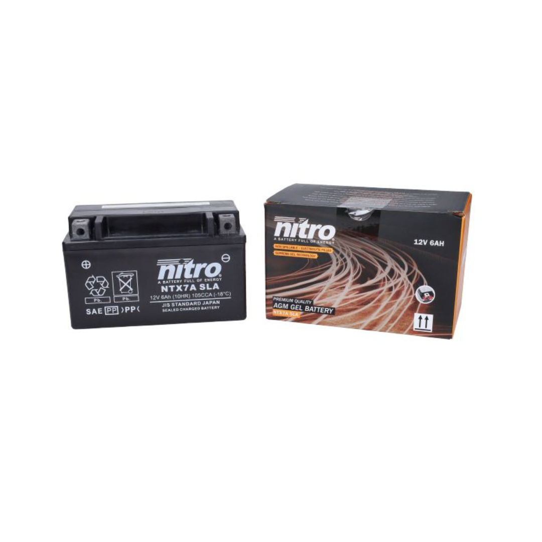 Batterie Nitro YTX7A-BS 12V 6Ah