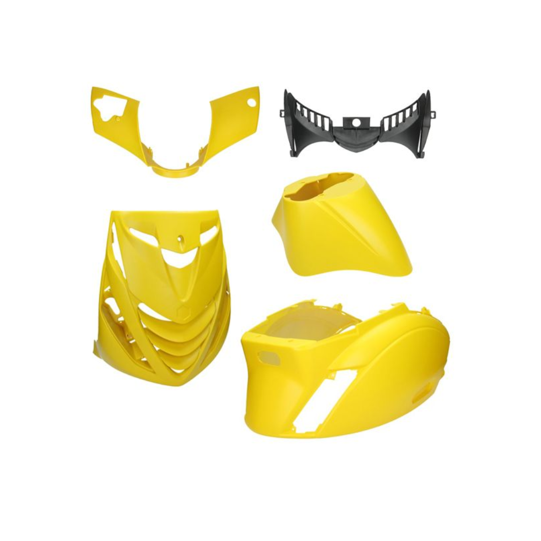 Kit de carrosserie Piaggio Zip Jaune Mat