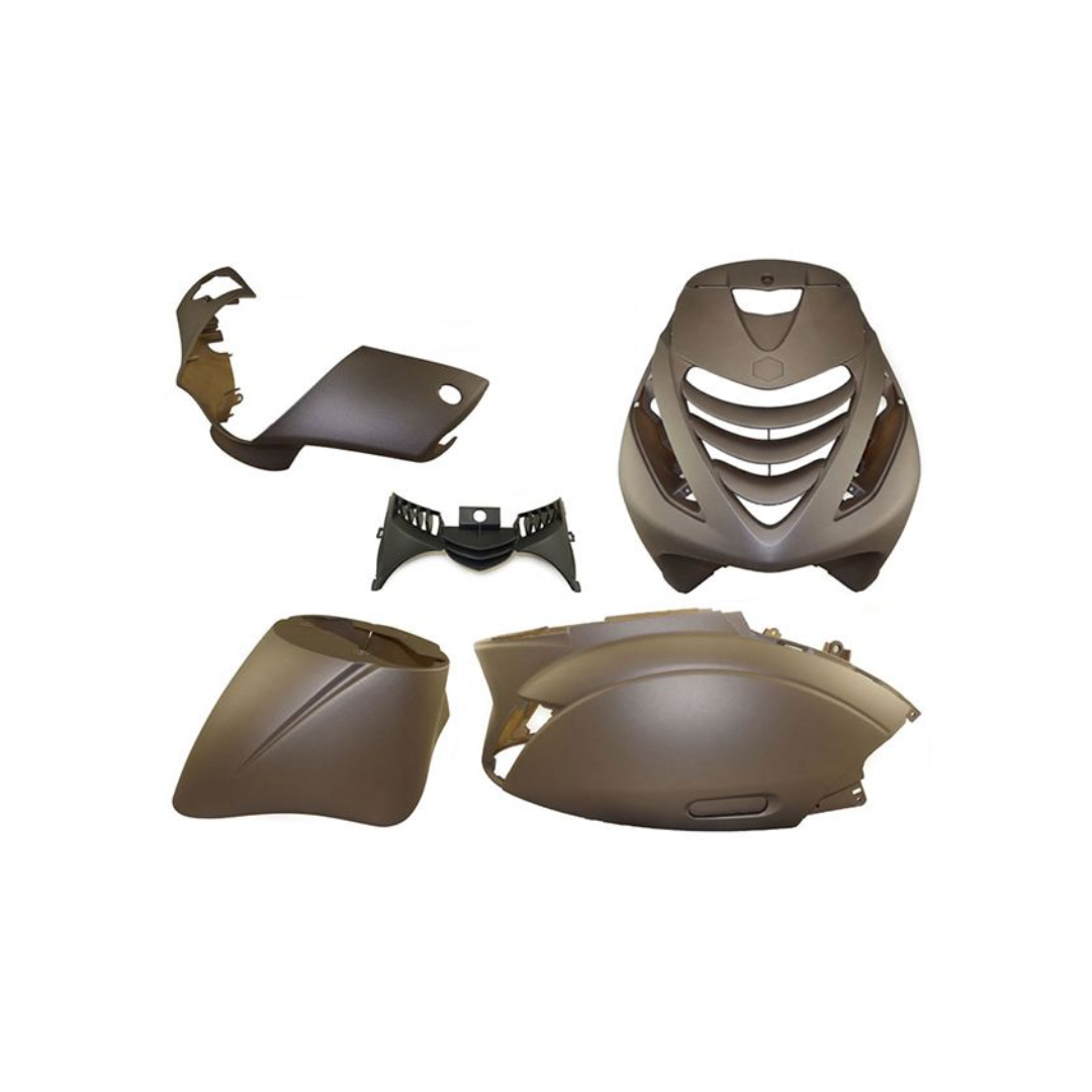 Kit de carrosserie Piaggio Zip Marron Mat