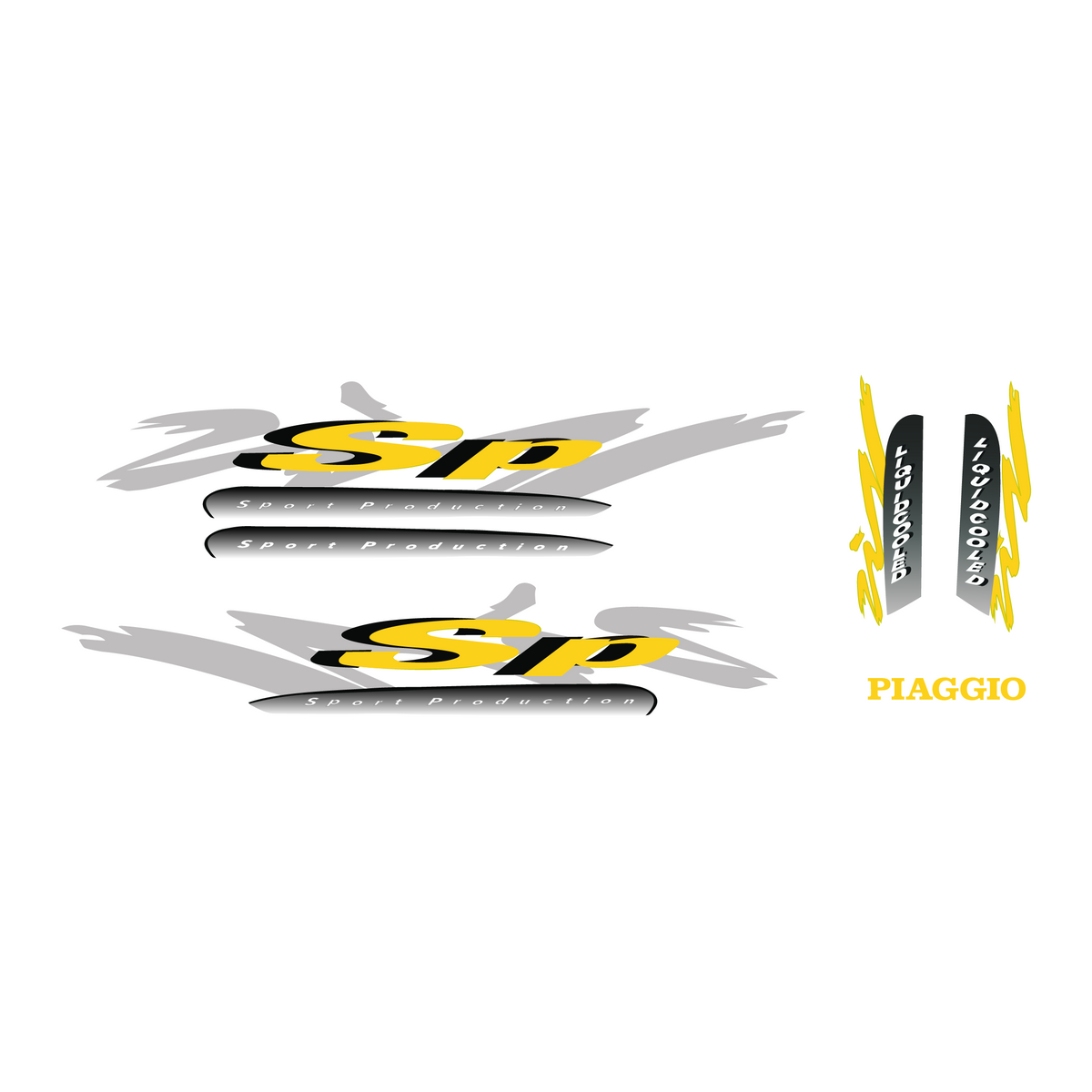 Aufkleberset Piaggio Zip SP98 Originalmodell