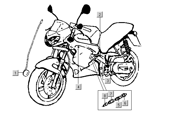 Gilera DNA 50 2T E1 2000-2001 – Gaskabel Remkabel