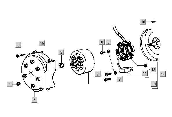 Gilera DNA 50 2T E1 2000-2001 – Ontsteking