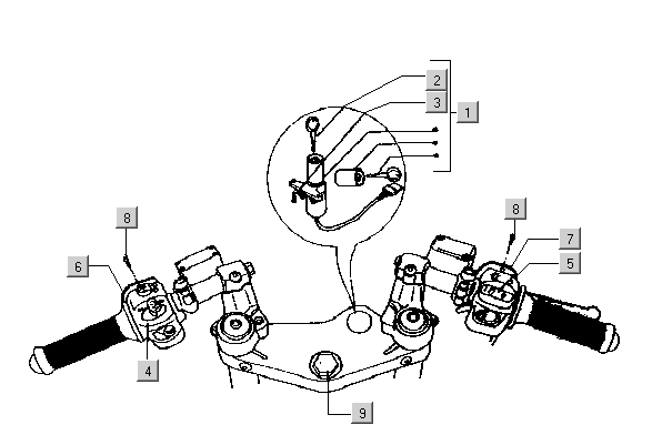 Gilera DNA 50 2T E1 2000-2001 – Schakeleenheid Contactslot
