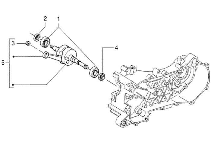 Gilera DNA 50 2T E2 2005 – Krukas