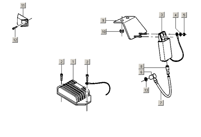 Gilera ICE 50 2T E2 2002-2005 – Regelaar Bobine