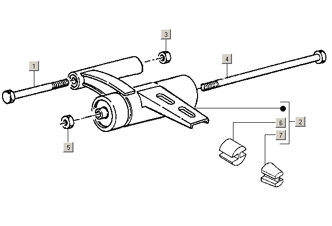 Gilera ICE 50 2T E2 2002-2005 – Schommelarm Swingarm Subframe