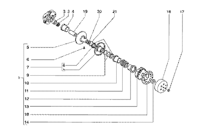 Gilera Runner 180 2T FXR E1 1998-2002 – Aangedreven Poelie