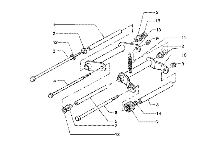 Gilera Runner 180 2T FXR E1 1998-2002 – Schommelarm