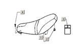 Gilera Stalker 50 2T E1 1998-2005 – Zadel Baggagedrager