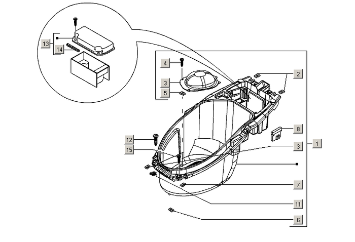 Gilera Stalker 50 2T E2 2005-2006 – Helmbak