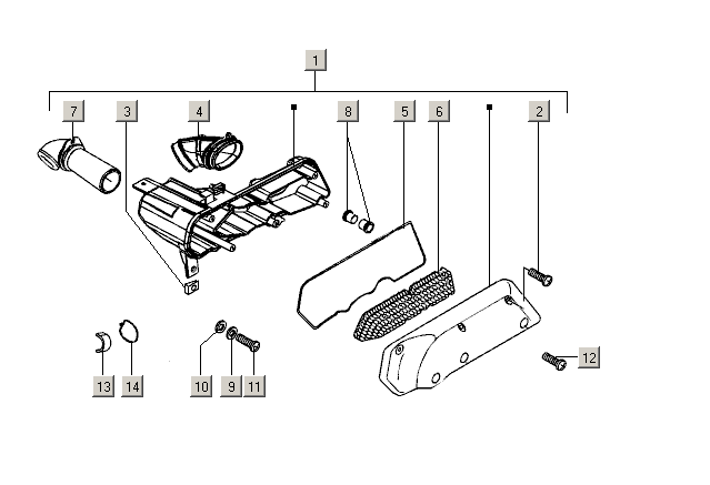 Gilera Stalker 50 2T E2 2005-2006 – Luchtfilter