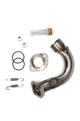 Courbe HT en acier inoxydable 360, course 55MM, Piaggio / Gilera 125-180cc, 2 temps