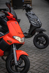 Spray bus fluo rosso shine original gilera runner color