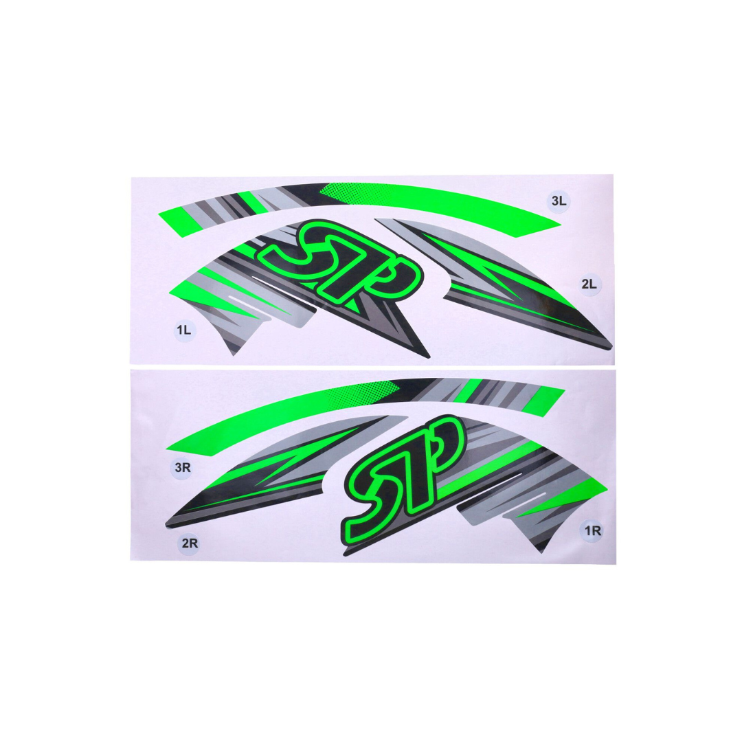 Sticker set Fluo Green GP1 Piaggio Zip