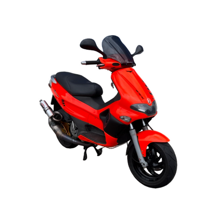 Spray bus fluo rosso shine original gilera runner color