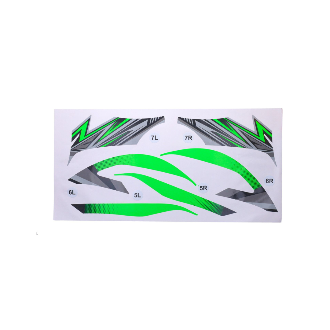 Sticker set Fluo Green GP1 Piaggio Zip