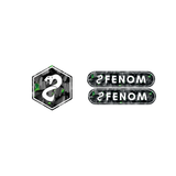 Fenom Forged Carbon Voorkap Logo + Reflector