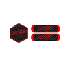 Carbon Zip Frontabdeckung Logo + Reflektor Bündel