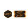 Carbon Zip Frontabdeckung Logo + Reflektor Bündel