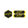 Carbon Zip Frontabdeckung Logo + Reflektor Bündel