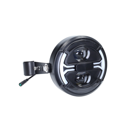LED headlight with built-in indicators + mounting kit 5-pin plug V8 Fatbike