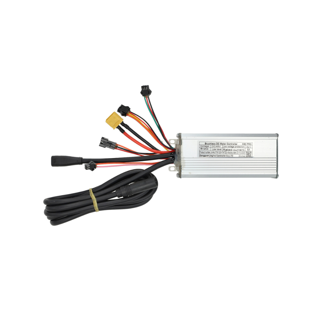 Controller Unit C80 PRO 48V 6A V4.0 EU Versie 25KM/U 250W Motor Rode Stekker V8 Fatbike