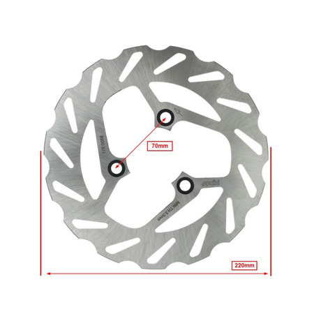 Polini Wave Brake Disc MBK Booster 220MM 3-Hole 175.0058