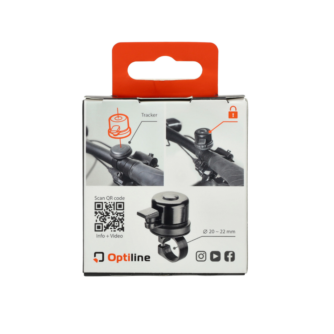 Bel Lampa Optitag Tracker Met Vakje Bromfiets/Fatbike