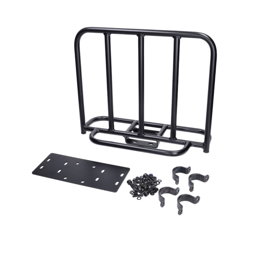 Front Carrier Black Fixed Made In EU Universal Fatbike