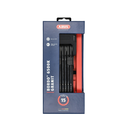 Vouwslot Abus ART 2-Sterren + Bordo Granit X-Plus 85CM Fatbike