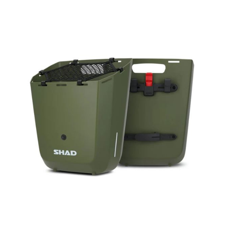 Side case Green 20L SHAD Fatbike