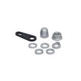 Hinterrad Schwarz + Motor 20 Zoll 48V 250W Roter Stecker V8 / V20 Fatbike