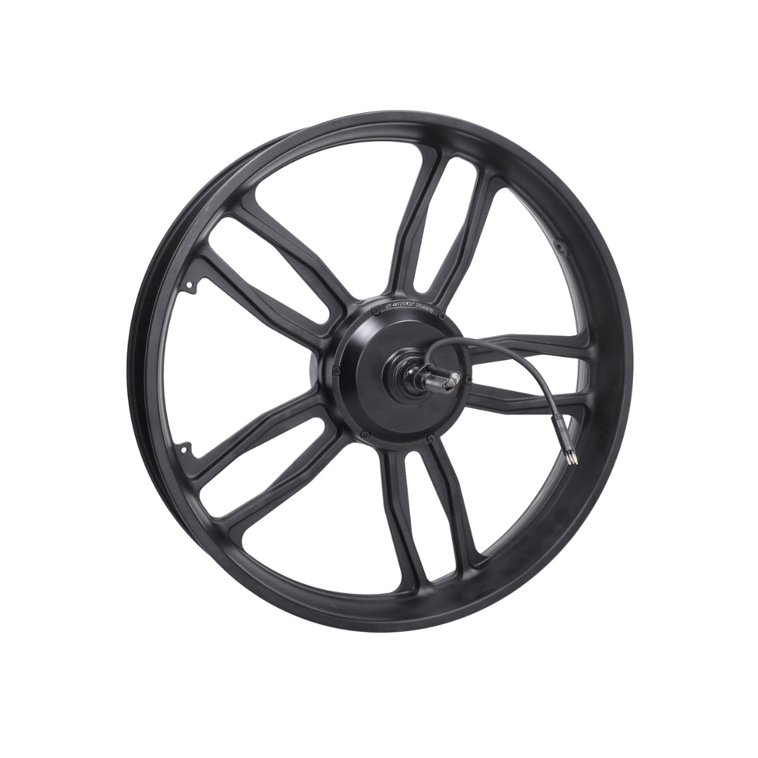 Rear Wheel Black + Motor 20 Inch 48V 250W Black Plug V8 / V20 Fatbike
