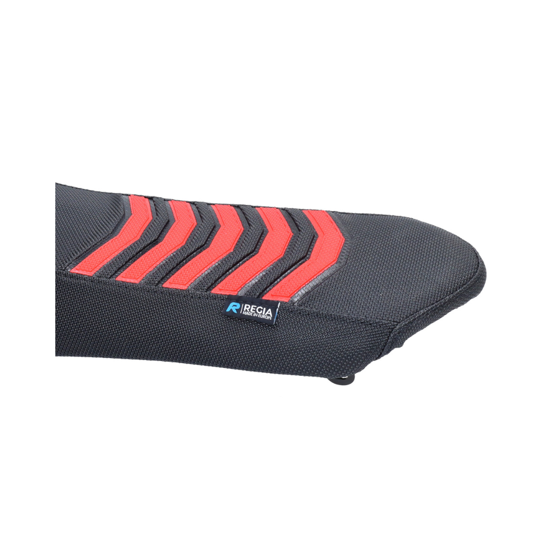 Saddle Black/Red Derbi Rieju MRT / MRT Pro 2009 to 2018